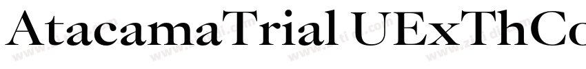 AtacamaTrial UExThCo字体转换
